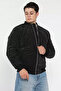 Men's Double Pocket Quilted Coat with Inner Lining - 2