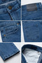 Men's Slim Fit Skinny Jeans Trousers - 4