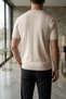 Crew Neck Men's Knitwear T-Shirt - 3