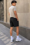 Men's Elastic Waist Pocket Shorts - 4