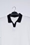 Men's Self-Patterned Polo Collar Knit Sweater - 4