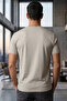 Men's Front Embossed Printed T-Shirt - 4