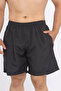 Men's Solid Color Elastic Waist Swim Shorts