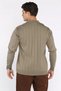 Polo Neck Half Zip Men's Knitwear Sweater - 3