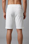 Men's Self-Patterned Shorts with Elastic Waistband - 2