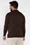 Men's Polo Neck Half Zip Knit Sweater - 3