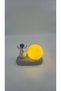 Decorative Night Light with Astronaut Figure Sitting on the Moon - Single Mode Warm Light for Desk and Children's Room Lighting - 3