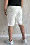 Waist-Tied Emblem Men's Shorts - 3