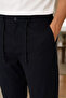 Men's Jogger Pants with Elastic Waist and Ties - 5