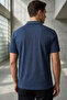 Polo Collar Half Buttoned Men's T-Shirt - 4
