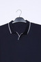 Men's Polo Neck Self-Stripe Patterned Knitwear Sweater - 4
