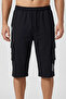Men's Elastic Waist Cargo Pocket Shorts