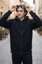 Gülseli Men's Hooded Three-Thread Raster Sweatshirt