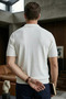 Men's Polo Neck Lycra Knitwear T-Shirt - 3