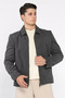 Zippered Men's Cashmere Coat - 2