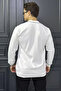 Men's Polo Neck Self-Stripe Patterned Knitwear Sweater - 3
