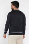 Crew Neck Striped Men's Knitwear Sweater - 3