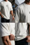 Men's Metal Printed Crew Neck T-Shirt - 2
