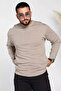 Men's Crew Neck Patterned Knitwear Sweater