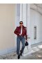 Padded Design Leather Jacket - 3