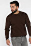 Crew Neck Patterned Men's Knitwear Sweater - 2