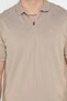 Half Zipper Polo Collar Men's T-Shirt - 4