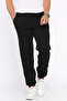 Three-Thread Jogger Sweatpants with Elastic Waist and Cuffs