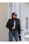 Padded Design Leather Jacket - 2