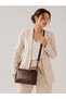 Women's Stylish Design Cross Shoulder Bag with Scarf Detail and Adjustable Strap Shopper - 3