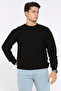 Men's Crew Neck Striped Knit Sweater