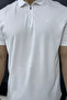 Half Zipper Polo Collar Men's T-Shirt - 3