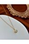 Pearl Detailed Mussel Shaped Necklace - 3