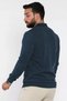 Men's Polo Collar Snap Detail Thessaloniki Sweatshirt - 3