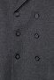 Men's Inner Lined Double Pocket Cashmere Coat - 4