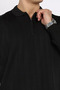Polo Neck Half Zip Men's Knitwear Sweater - 4
