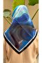 Blue Aura Pattern Soft Cotton Scarf - 3