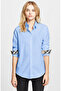 Blue Collar Cuff Detailed Stylish Elite Shirt