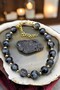 Labradorite Women's Bracelet 8 mm Adjustable Natural Stone
