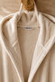 Unisex Hooded 100% Cotton Microcotton Large Size Bathrobe L-5Xl - 7