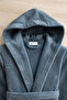 Unisex Hooded 100% Cotton Microcotton Large Size Bathrobe L-5Xl - 5