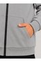 Unisex Gray 3-Strand Non-Embroidered 100% Cotton Seasonal Cardigan - 4