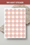 100 Pcs Thank You Stickers Packaging Shipping Decal Pyt0Kstk1540