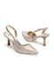 Women's Rose Su Yolu Thin Heeled Pointed Toe Closed Back Stylish Evening Dress Stilettos - 3