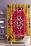 Bathroom Curtain, Anatolian Ethnic Patterned Shower Curtain, Bathtub Curtain 175X200Cm - 2