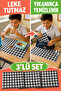 Stain-Proof and Liquid-Proof Lunch Mat 35×50 cm – Set of 3 for Primary School and Kindergarten - 2