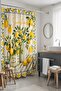Bathroom Curtain, Sunshine Lemons Patterned Shower Curtain, Bathtub Curtain 175X200Cm - 5
