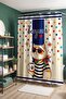 Bathroom Curtain, Bonjour Cat Patterned Shower Curtain, Bathtub Curtain 175X200Cm - 5
