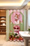 Bathroom Curtain, Cat Patterned Shower Curtain with Scarf, Bathtub Curtain 175X200Cm - 3