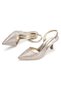 Women's Rose Su Yolu Thin Heeled Pointed Toe Closed Back Stylish Evening Dress Stilettos - 4