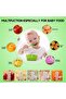 Manual Vegetable Chopper 500ML, Pull String Food Processor, Garlic, Onion, Ginger & Nut Mincer - 5